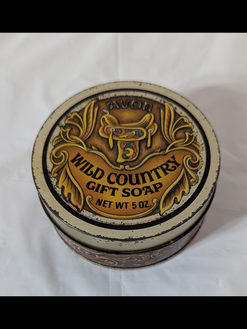 VGT Avon Wild Country Gift Soap Tin w/ new Soap